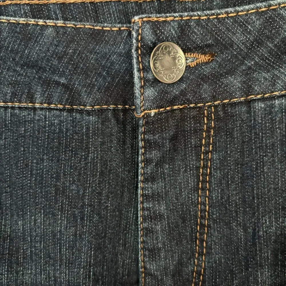 Rural King Jeans Women 14 Bootleg Midrise Stretch Cowgirl Western Work Chore NEW - Picture 8 of 9